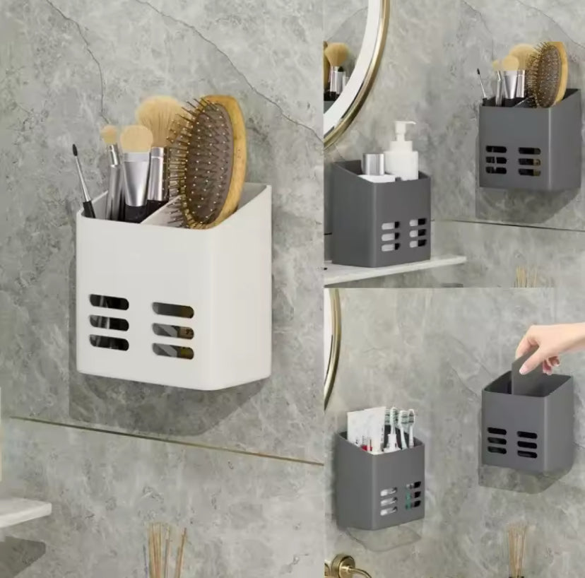 Wall Mounted Bathroom Shelf, Multifunctional Cutlery Rack, Wall Hanging Storage Shelf, Bathroom Accessories Wall Mounted Bathroom Shelf, Multifunctional Cutlery Rack, Wall Hanging Storage Shelf, Bathroom Accessories